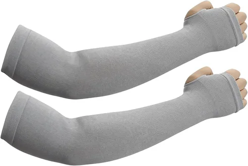 Miniatura 14 de Mangas de protección solar con orificios para el pulgar para hombres y mujeres, cubierta de compresión de enfriamiento para brazo UV, manga