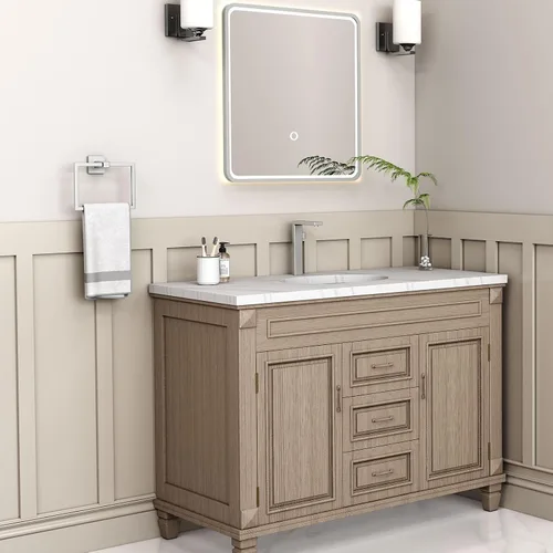 Miniatura 2 de Angle Simple SUS 304 - Toallero cuadrado de acero inoxidable para pared de baño, 7.09 pulgadas