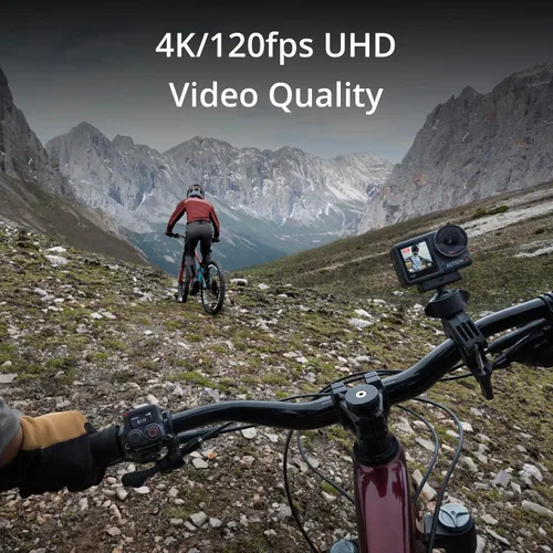 Miniatura 6 de DJI Osmo Action 4 Combo estándar, cámara de acción impermeable con sensor de 1/1.3 pulgadas, video 4K/120fps, impresionantes imágenes con poca luz