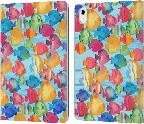 Miniatura 32 de Head Case Designs Funda de piel con licencia oficial de Paul Brent Agate Mermaid Coastal Book Wallet compatible con Apple iPad 10.2 2019/2020/2021