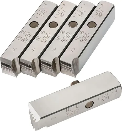 Miniatura 10 de NPT Universal 47770 1"-2" HS Troqueles de tubo de acero endurecido para RIDGID 811, 811A, 815A Die Head