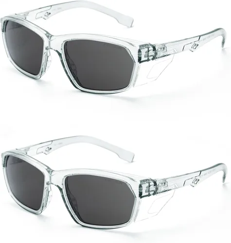Miniatura 67 de ProtectX Elegantes gafas de seguridad antivaho y resistentes a los arañazos, gafas de protección UV, lentes de bloqueo de luz azul para hombres