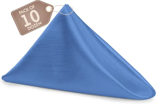 Miniatura 136 de Ultimate Textile -1 docena de servilletas reversibles Shantung Satin - Majestic - Servilletas de tela Majestic de 17 x 17 pulgadas, color marrón