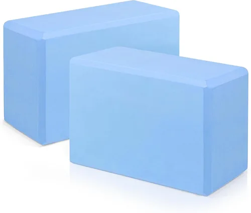 Miniatura 13 de Yoga Blocks 2 Pack, 9"x6"x3" High-Density EVA Foam Yoga Block, Non-Slip Yoga Blocks for Yoga, Pilates Meditation, Stretching and Toning, Supportive