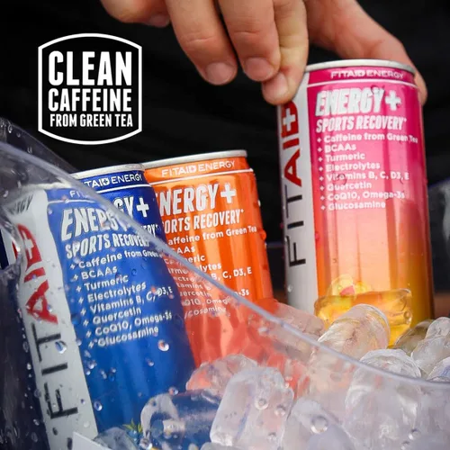 Miniatura 8 de Bebida FITAID ENERGY, 0.007 onzas de cafeína natural, keto, piña y mora, omega-3, 15 calorías, paleo, vegana y sin gluten, sin edulcorantes