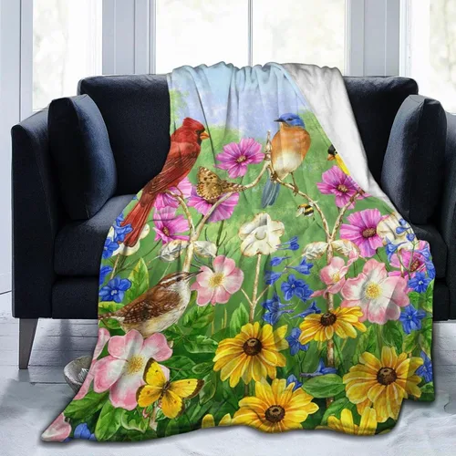 Miniatura 10 de Perinsto Camo Throw Blanket Ultra Soft Warm All Season Camouflage Decorative Fleece Blankets for Bed Chair Car Sofa Couch Bedroom 50"X40