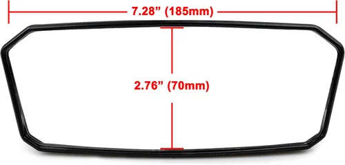 Miniatura 7 de SAUTVS Espejo retrovisor para Can-Am Commander Defender Trail, espejo central convexo ajustable para accesorios Can am Commander Defender Maverick