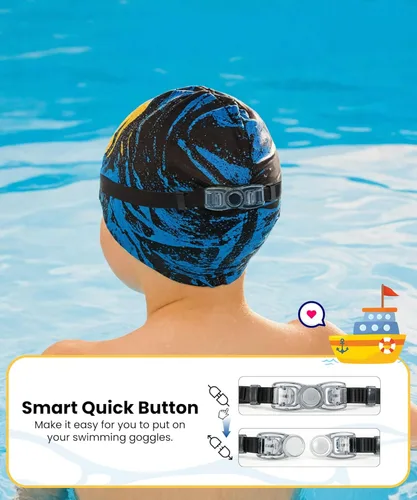 Miniatura 6 de Kids Swim Goggles, 3 Pack Swimming Goggles for Kids 4-16, Anti-Fog UV Protection Pool Glasses for Boys Girls Rosa Azul/Blanco Rosa/Púrpura