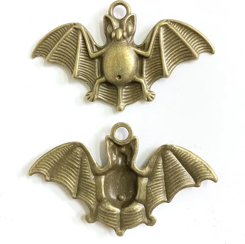 Miniatura 6 de Juego de 12 ganchos para cortina de ducha con diseño de murciélagos, suministros de fiesta de Halloween, decoración de casa encantada, acero Bate