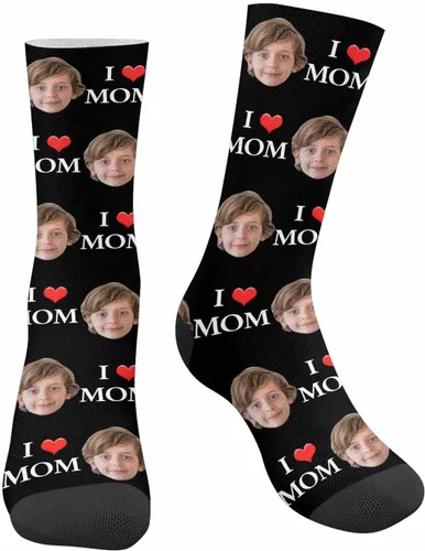 Miniatura 142 de Artsadd Calcetines personalizados para mujeres y hombres, amantes de los perros y gatos, regalos divertidos unisex personalizados