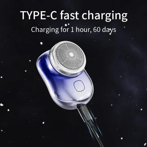 Miniatura 6 de Mini-Shave - Afeitadora eléctrica portátil, maquinilla de afeitar eléctrica mejorada 2023 para hombres, afeitadora de tamaño de bolsillo, afeitadora