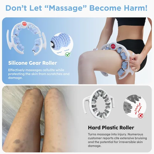 Miniatura 2 de Herramienta de masaje para celulitis, masajeador de drenaje linfático, rodillo muscular, masaje de fascia profunda, eliminación de piel con 14