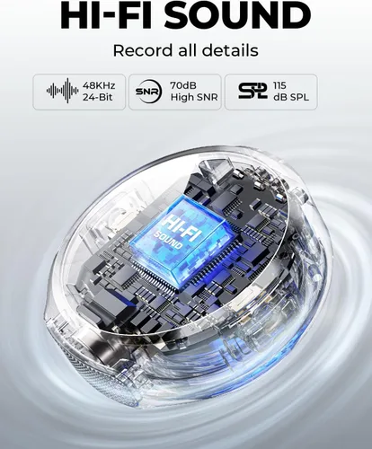Miniatura 2 de Micrófono inalámbrico Hollyland Lark M2 para iPhone/cámara/Android/PC, audio de alta fidelidad 48kHz/24-bit, alcance de 300m, cancelación de ruido