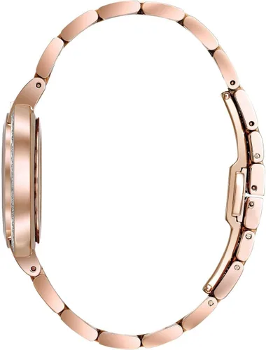 Miniatura 3 de Bulova Reloj analógico de cuarzo para mujer con correa de acero inoxidable 98R250 Blanco Reloj de cuarzo