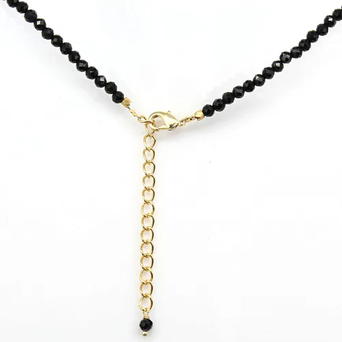 Miniatura 3 de Gempires - Collar de cuentas de piedras naturales hechas a mano, joyería de cristal hipoalergénica de 20 pulgadas, chapado en oro, joyería de moda