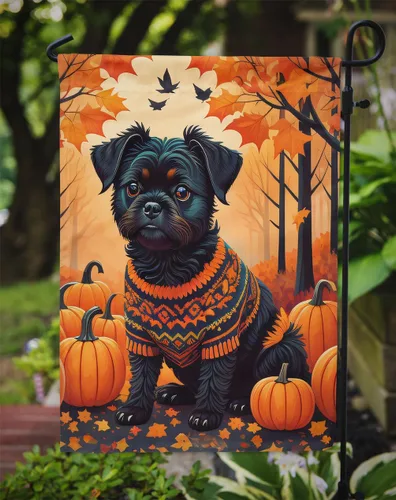Miniatura 3 de Caroline's Treasures DAC1001GF Affenpinscher - Bandera decorativa para jardín de otoño, decoración para patio exterior, patio, parterres