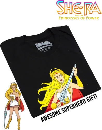 Miniatura 3 de She-Ra - Camiseta de princesa del poder Motu para mujer, camiseta de regalo de superhéroe para mujer