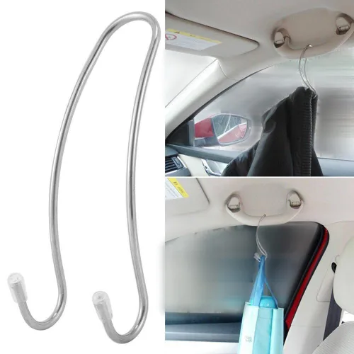 Miniatura 2 de HnFshop 2 unids/pack asiento de coche camión abrigo gancho bolso colgante auto bolsa organizador titular