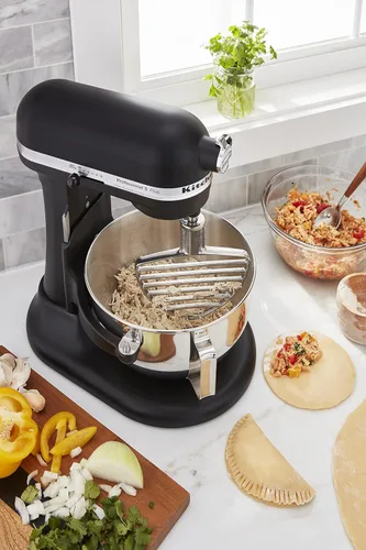 Miniatura 7 de KitchenAid Batidor de repostería para batidoras amasadoras de pie con tazón elevable - KSMPB7SS