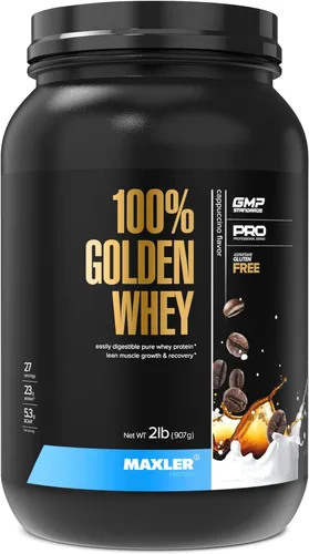 Miniatura 26 de Maxler 100% proteína de suero de leche dorada – 0.88 oz de proteína de suero de alta calidad en polvo por porción – Pre, post e intra entrenamiento
