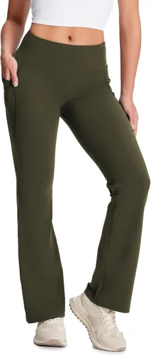 Miniatura 10 de Yogipace - Pantalones de yoga con bolsillos laterales para mujer, de 25/27/29/31/33/35/37 pulgadas, para descansar y para entrenamiento