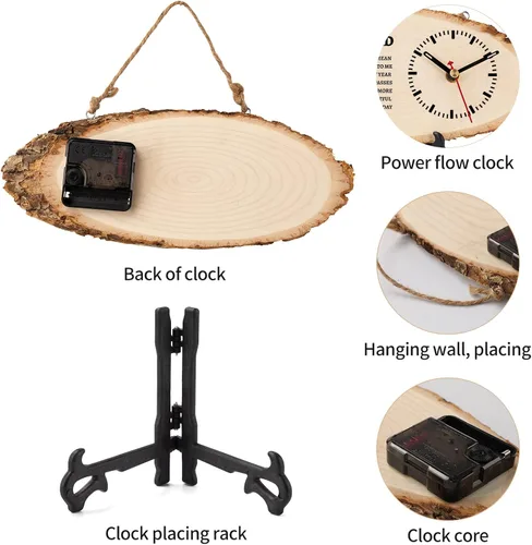 Miniatura 5 de Regalos para papá de hija e hijo, ideas de regalo de Navidad y cumpleaños para papá, reloj de madera, regalo personalizado para papá, regalos