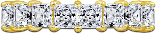 Miniatura 8 de Tienda Essentials Anillo de plata de ley con corte princesa hecho con circonita cúbica Infinite Elements (anteriormente colección Tienda)