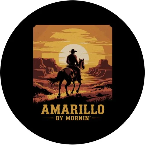 Miniatura 3 de Amarillo by Mornin Folk Style Western Country Music PopSockets Adhesive PopGrip