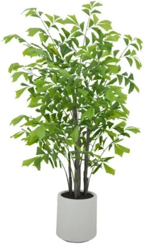 Miniatura 9 de CG Hunter Árbol de filodendro sintético, soporte de árbol artificial de alta calidad para interiores, 3 pies de alto, hojas realistas y tronco