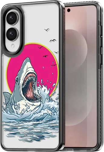 Miniatura 217 de Rosarnnah Funda compatible con Samsung Galaxy S24 Ultra, bonita estética, a la moda, divertida funda con estampado de gatito y gato, duradera a