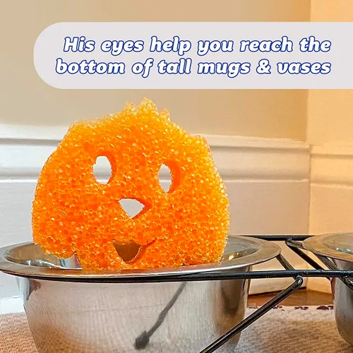 Miniatura 6 de Scrub Daddy Special Edition Pets Dog - Esponja multiusos para platos sin arañazos, sin BPA y fabricada con espuma de polímero, esponja de cocina