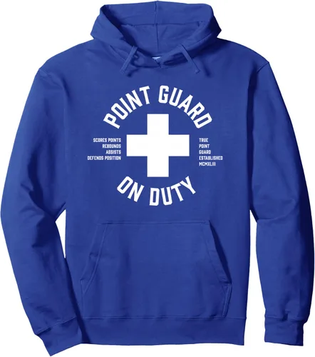 Miniatura 3 de Camiseta de baloncesto Point Guard - Sudadera con capucha de Bball Life Guard, Negro