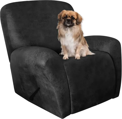 Miniatura 20 de ANARACHON Fundas para Sillas Reclinables Tipo Cuero, 4 Piezas Funda para Sillón Reclinable Lazy Boy, Protector de Muebles - Funda Suave Lavable