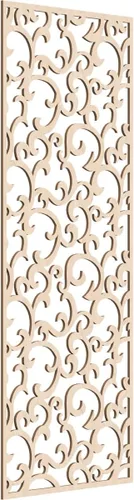 Miniatura 36 de Wheatland Paneles de pared decorativos de madera con calado, 9 3/8 pulgadas de ancho x 24 3/8 pulgadas de alto x 1/4 de alto, nogal