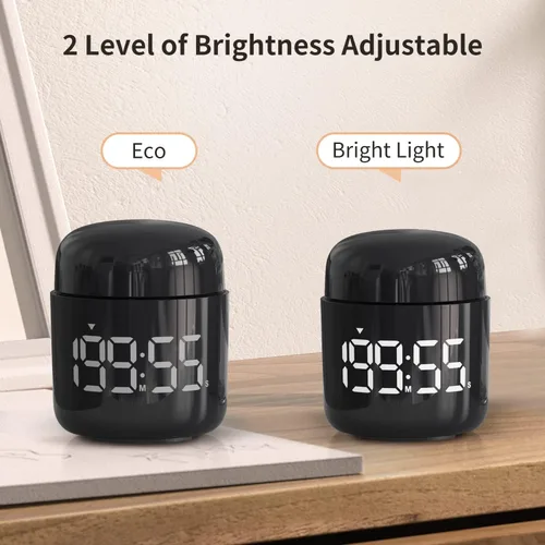 Miniatura 3 de Temporizador Digital de Cocina, Temporizador de Cuenta Regresiva y Progresiva con Pantalla LED Grande, Ajuste de Volumen, Temporizador para Cocinar