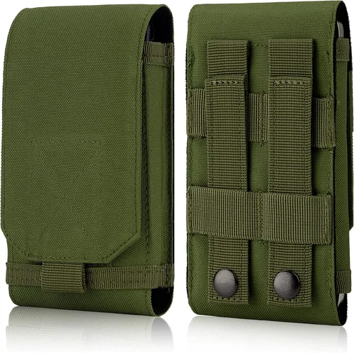 Miniatura 16 de Funda táctica Molle para teléfono, bolsa universal para cinturón para iPhone 17 Pro Max/17 Pro/17/16 Pro Max/15 Pro Max/14 Pro Max/13/12, Samsung