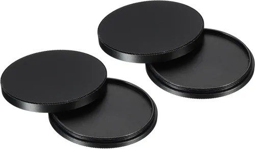 Miniatura 12 de PATIKIL Tapa de lente de 1.594 in, 2 unidades de tapa de lente de cámara, cubierta universal frontal de metal para filtro de lente de metal