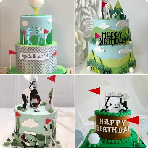 Miniatura 9 de Zixiang Moldes de silicona para golf, bolas de golf, molde de fondant, molde de club de golf para decoración de pasteles, decoración de cupcakes