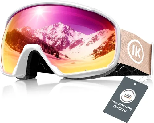 Miniatura 15 de Innerking OTG - Gafas de esquí aprobadas por SGS, para usar sobre gafas de nieve, snowboard, invierno, antivaho para adultos, jóvenes, hombres