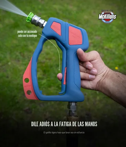 Miniatura 7 de McKillans® Swivel Gun Pro - Mango de agua giratorio de alta presión con enchufe macho de 3/8" y acoplador de conector rápido de 1/4" - Pistola