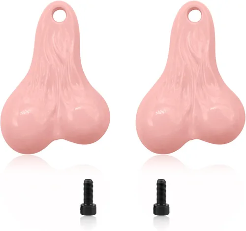 OGRC - 2 bolas de juguete a control remoto para camión, tuercas de 0.66 oz, bolas de parachoques, tuercas de toro, bola de cola de contrapeso para