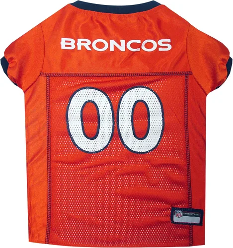 Miniatura 32 de Camiseta para perro de los New Orleans Saints, de la NFL, talla: L, el mejor atuendo de camiseta de fútbol americano para perros o gatos, con Santos