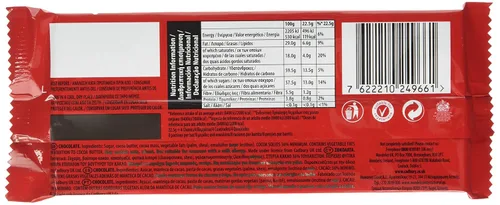 Miniatura 2 de Cadbury Bournville Barra de Chocolate Negro 6.35 oz