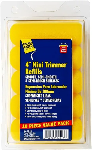 Miniatura 8 de FoamPRO 75RS - Recambios de rodillo de recortadora delgado, 6 x 3/8 pulgadas, repuestos de espuma de alta capacidad para baños, cocinas, armarios, 7