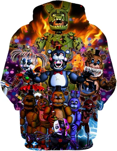 Miniatura 2 de BLYLUXU Youth Hoodie Boys and Girls 3D Printed Pullover Sweatshirt Kids Cartoon Game Sport Hoodie