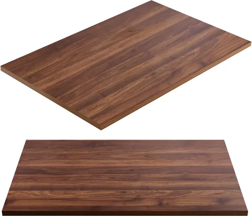 Miniatura 14 de Kaboon Mesa universal de 24 x 24 pulgadas, paquete de 2, solo encimera reversible de melamina, uso doméstico o comercial en interiores, 1 pulgada