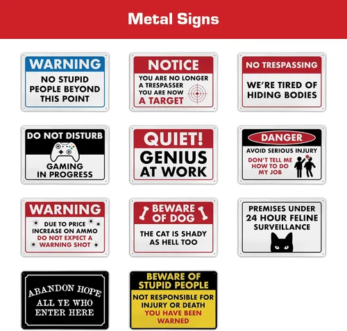 Miniatura 7 de Señal de Gato de 24 Horas de Vigilancia Felina de Premises Under 24 Hour - Cartel de gato divertido, metal, 8 x 12 pulgadas, letreros de gato