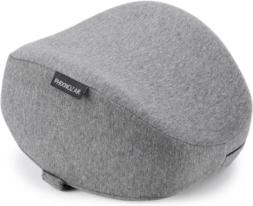 Phixnozar Almohada ergonómica de rodilla para personas que duermen de lado, almohada de espuma viscoelástica para piernas con correa ajustable,