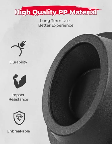 Miniatura 5 de KEMIMOTO Pares de pods para altavoces de 6x9, cajas universales para altavoces compatibles con UTV, RV, automóvil, barco, maletero, remolque, negro