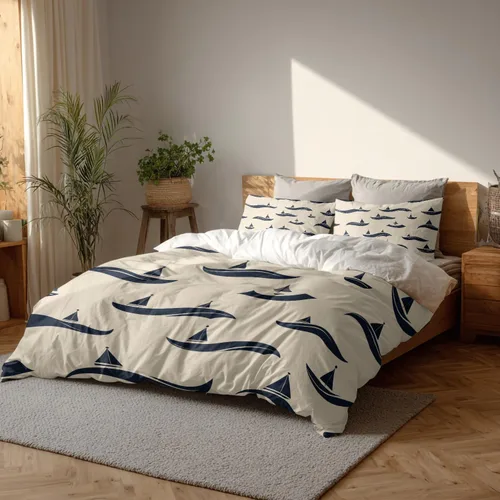 Miniatura 12 de Batmerry Abstract Smooth Lines Twin Size 3 Pieces Bedding Duvet Cover Sets, Soft Fluffy Minimalist Art Soft Hues 100% Cotton Printed Duvet Cover for